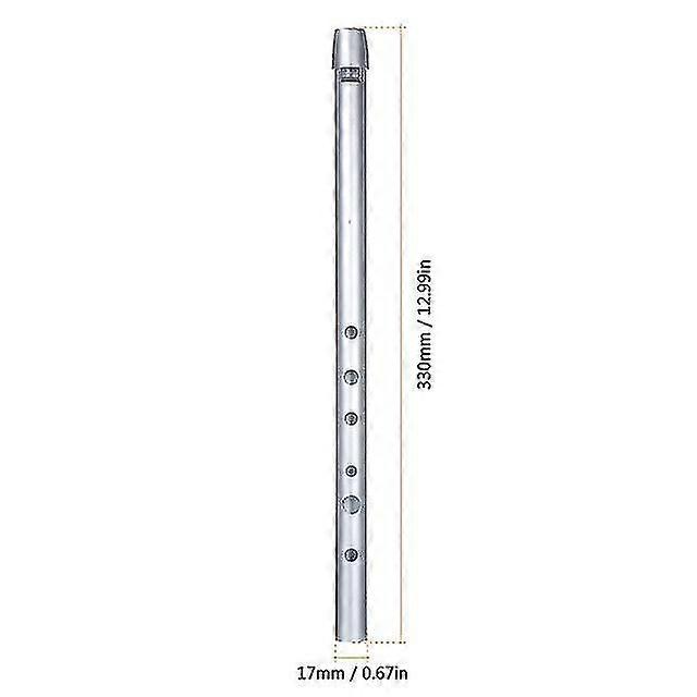 Irish Whistle Traditional Tin Penny Whistle 6 Holes Flute Wind Music Instrument For Beginners Intermediates Experts- Key Of C