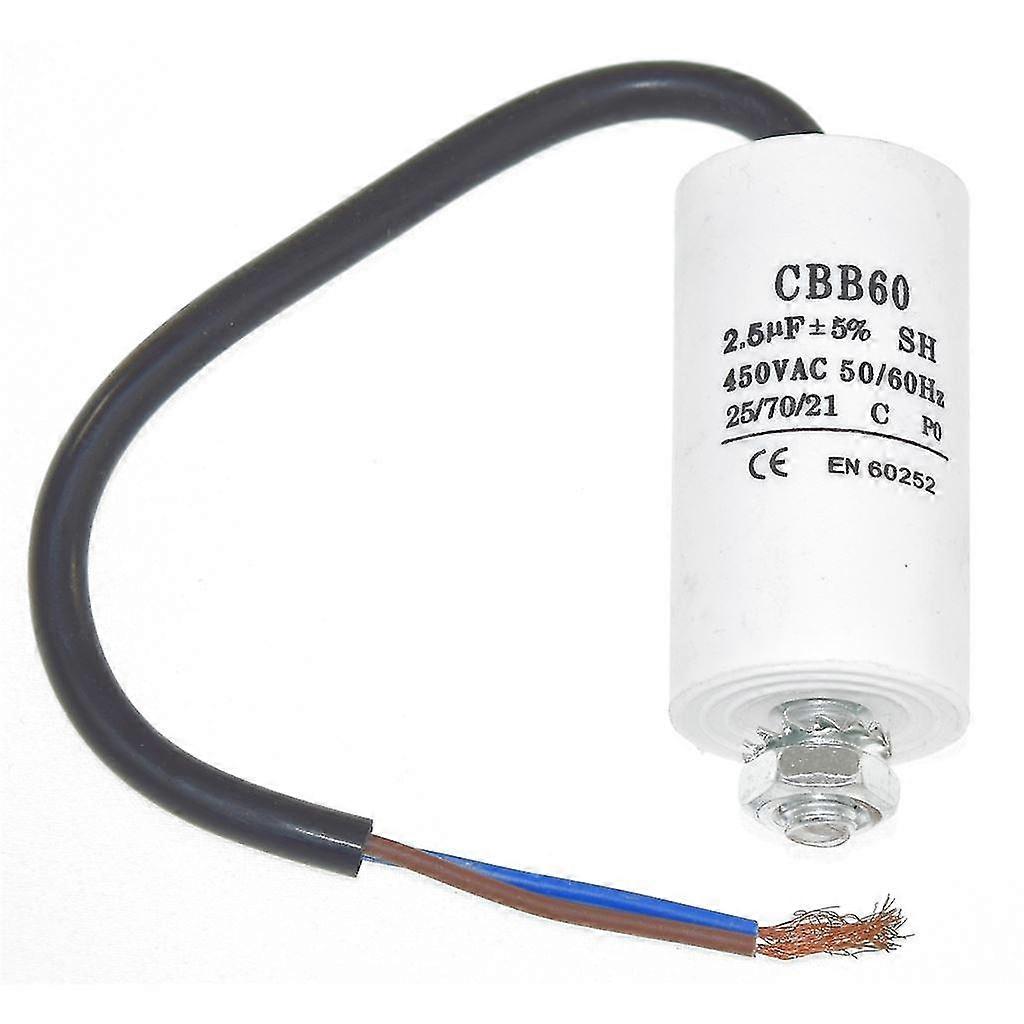 Universal 2.5UF Capacitor with 22cm Cable Connectors-Yvan