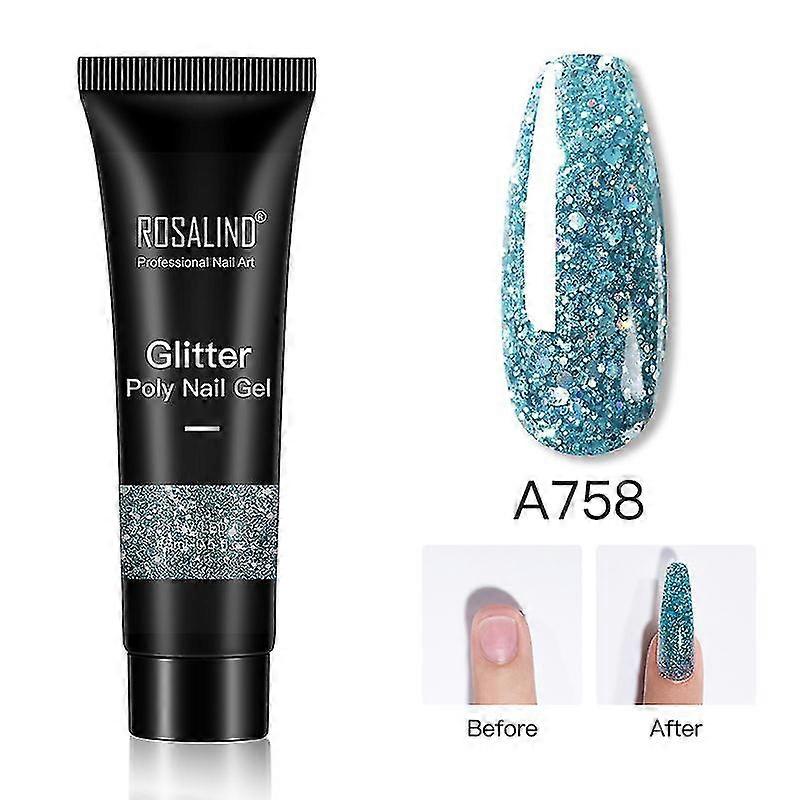 15ml třpytivý perlový prodlužovací křišťálový lak na nehty