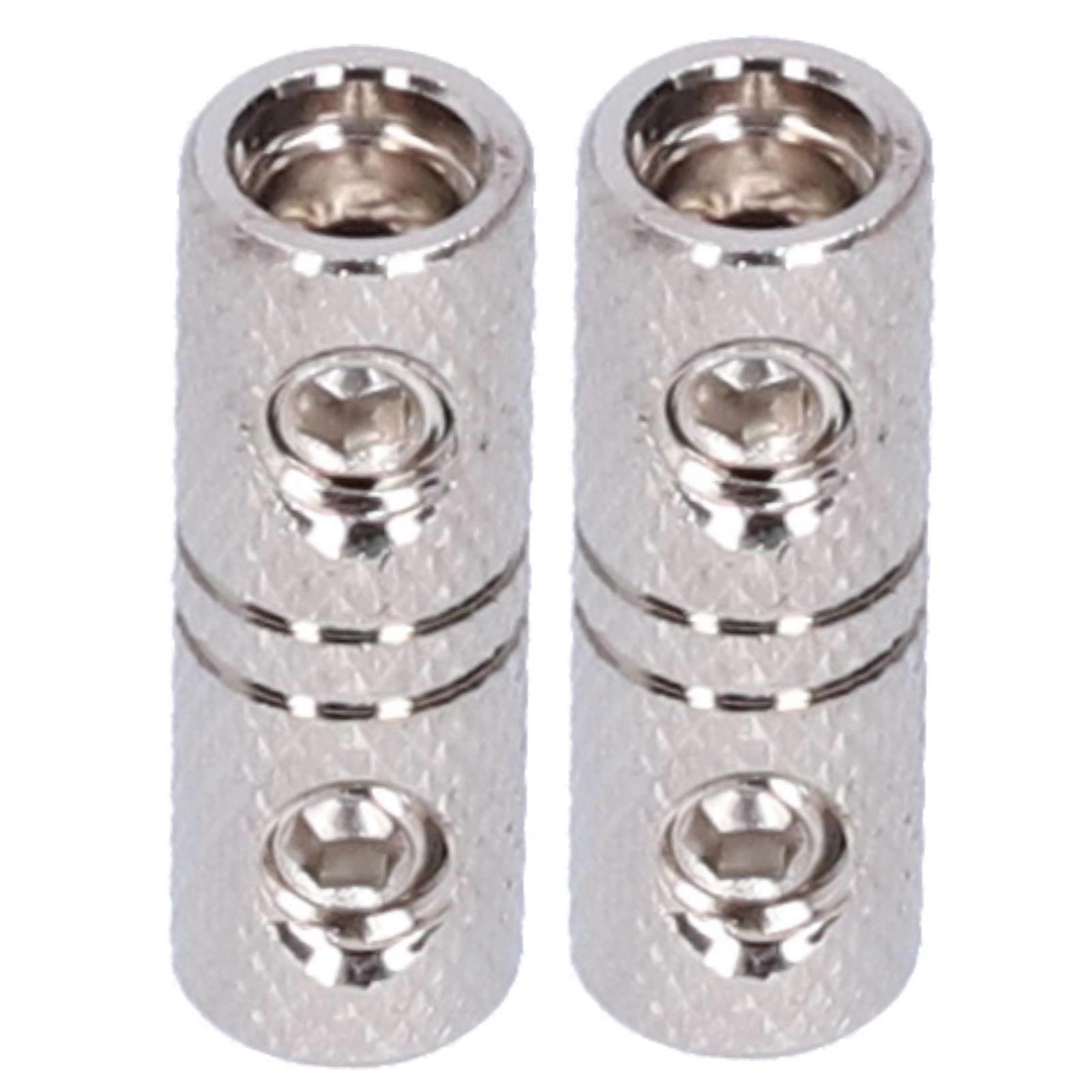 2pcs Power Cord Extension Terminal 8 Gauge Input Output Wire Coupler Joiner for Car Audio System YEMAA