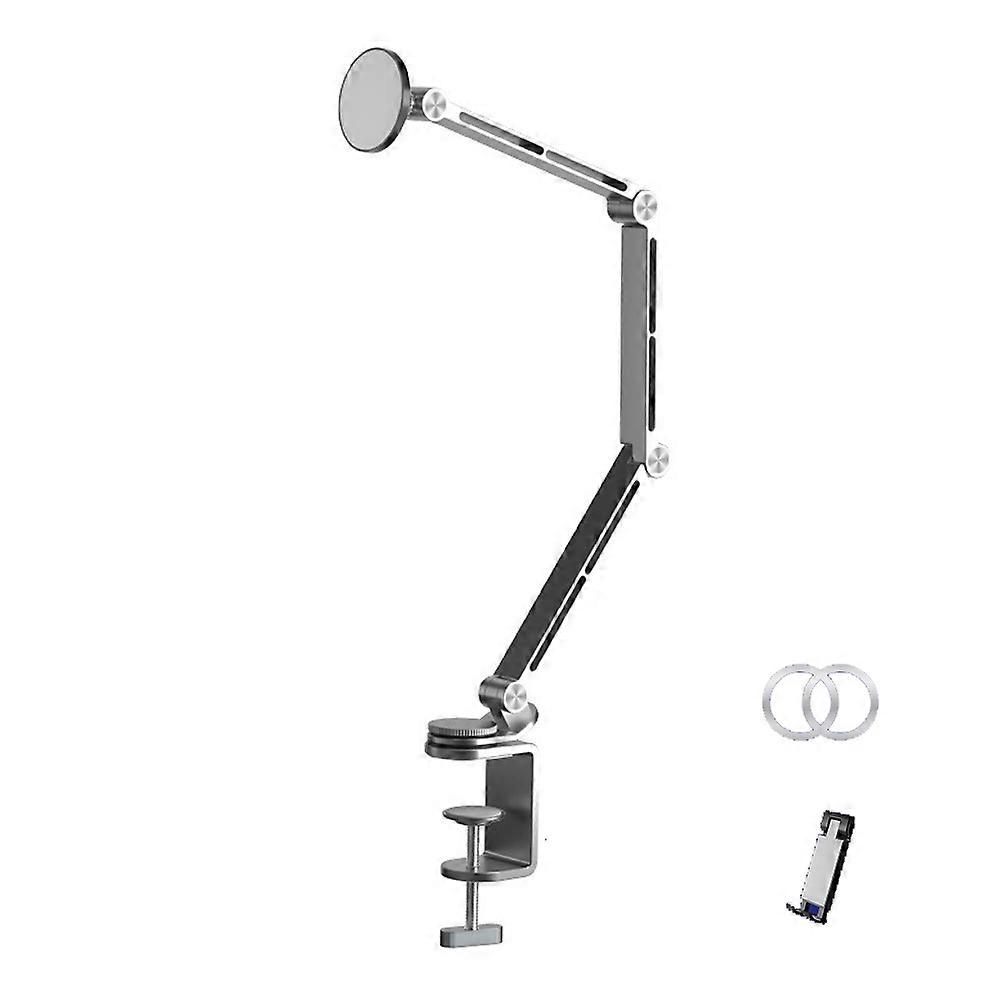 Tablet Stand Desktop Support Stand Phone Holder 360 Rotating Folding Office Fixing Magnetic Bracke