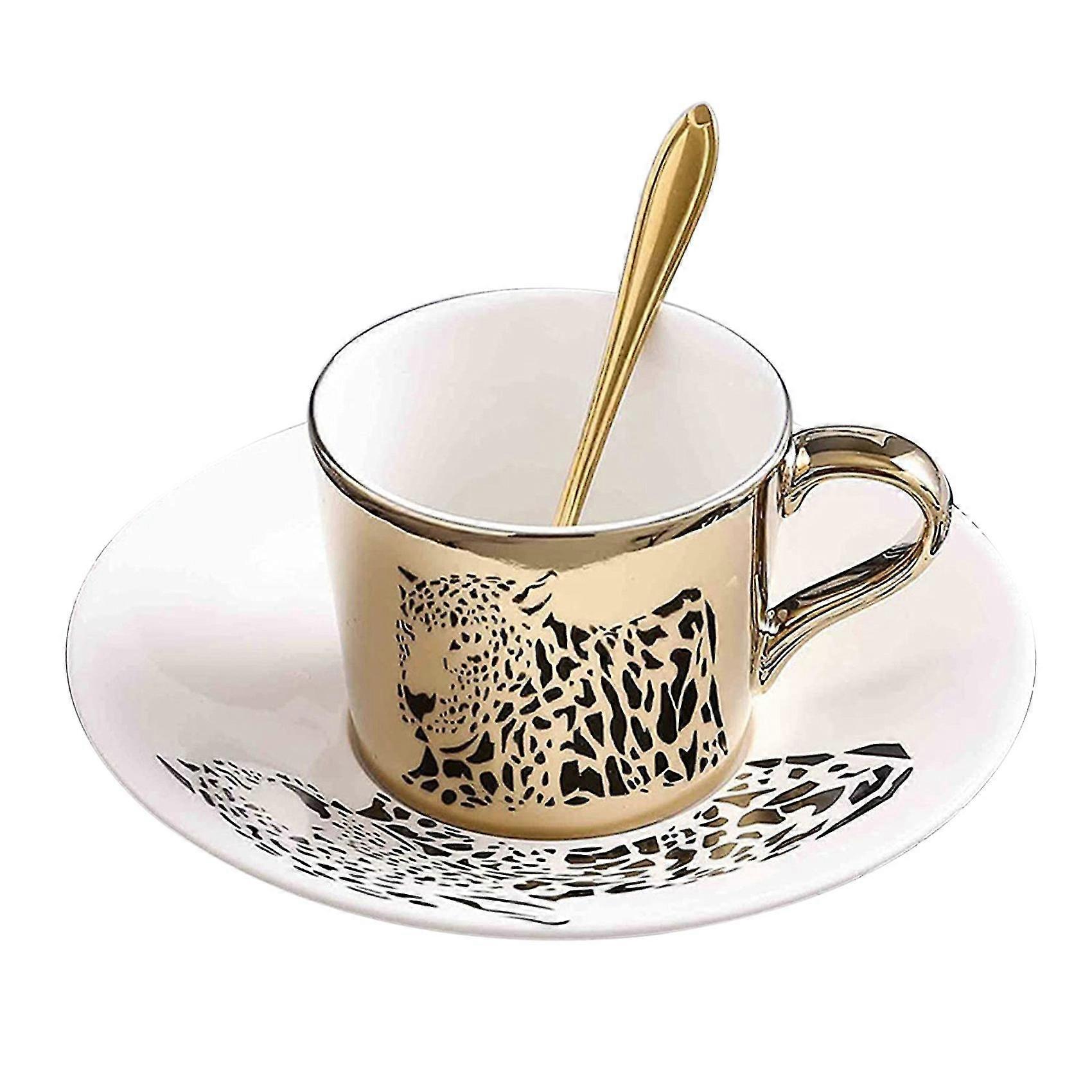 Mirror Reflection Mug Set Moving Reflection Coffee Cup Reflection Will Move With The Rotation Of Th