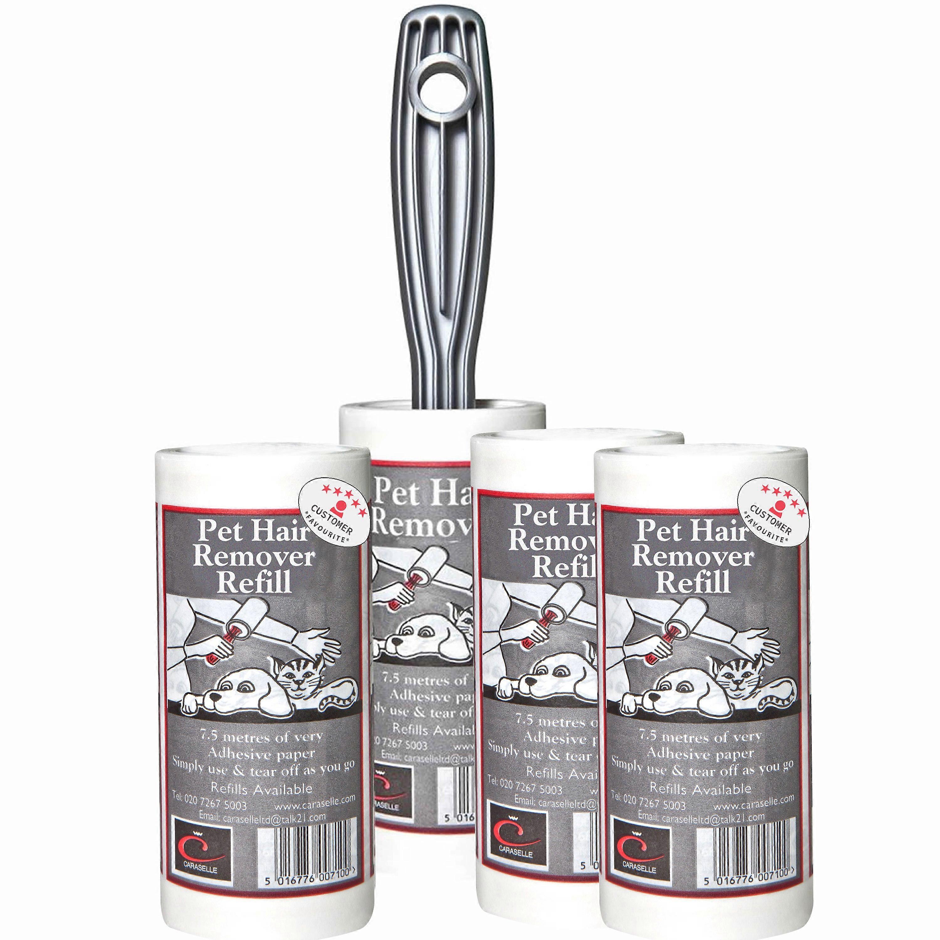 1 X Pet Hair Remover Lint Roller & 3 Refills (total 30m)