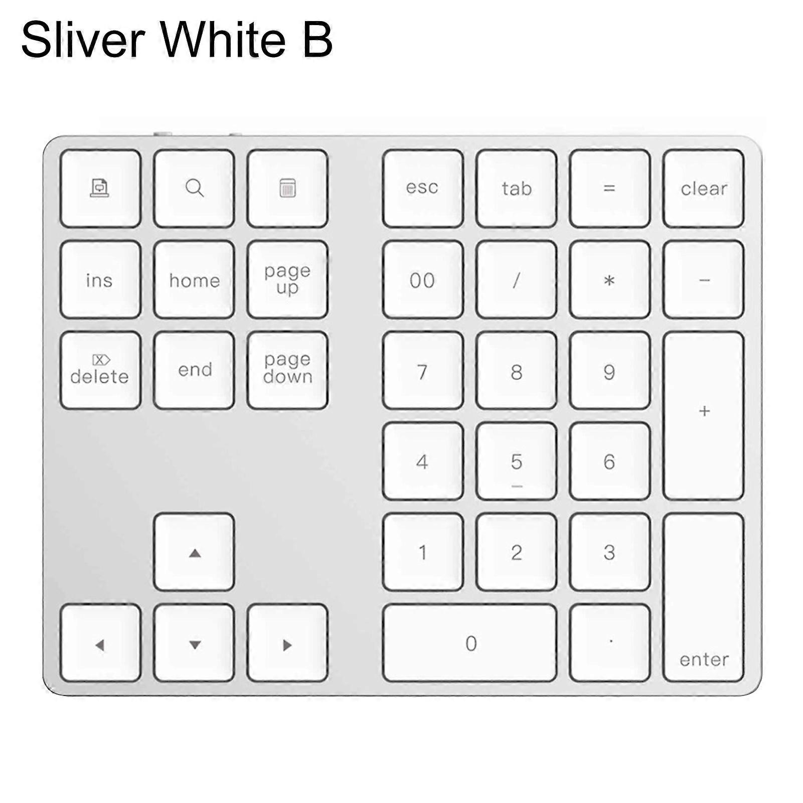BT308 Number Keyboard Pad Sensitive Stable Transmission Bluetooth-compatible3.0 34 Keys Ultra-thin