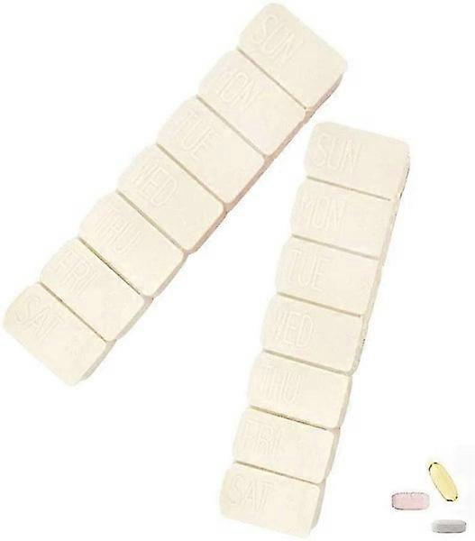 2-Pack Weekly Extra Large 7-Day Pill Organizer
