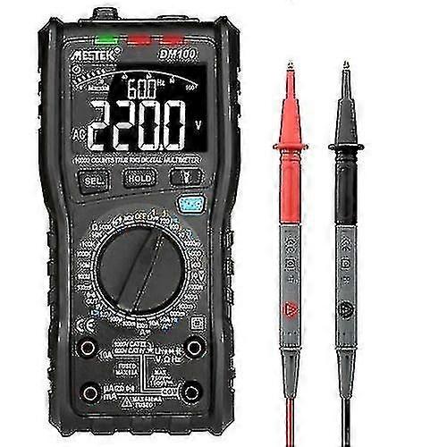 Mestek 10000 Counts True Rms Multifunctional Digital Multimeter