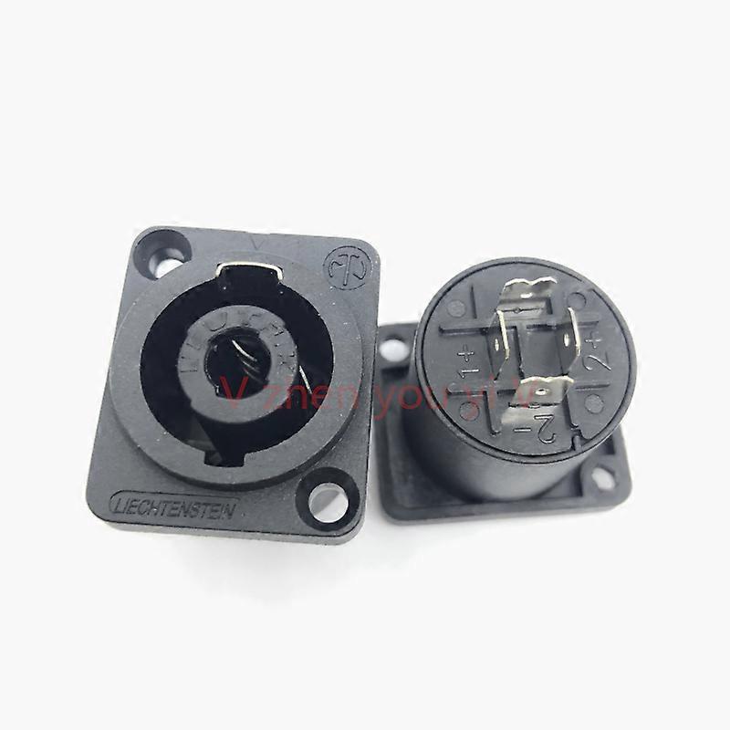 30-80PCS LS4MPG Four-core speaker socket Compatible with For Neutrik NL4FC NL4FX 4pole gear female round pro Speakon connector