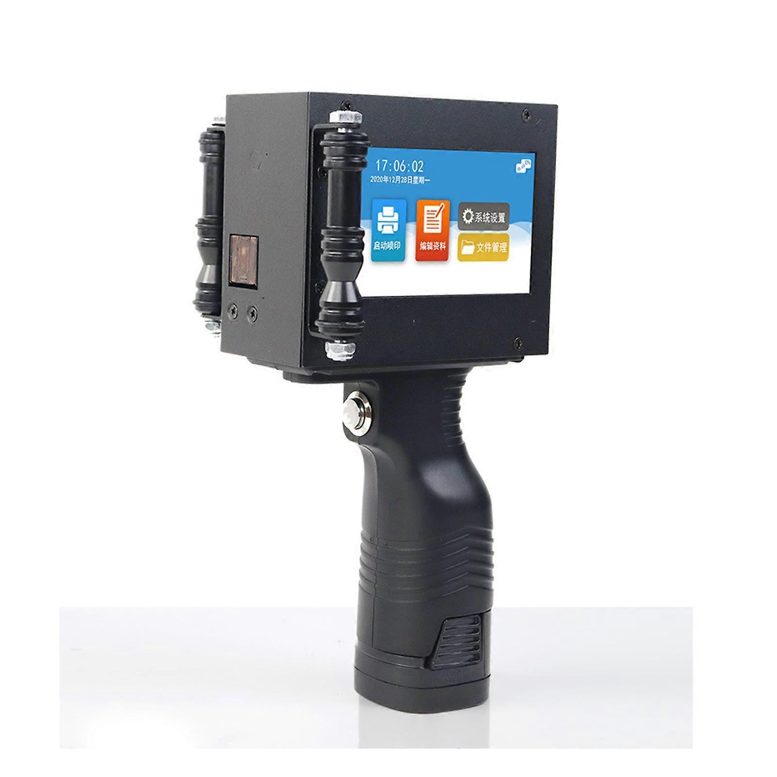 "600DPI 4.3" طابعة نافثة للحبر المحمولة بشاشة تعمل باللمس مع حبر 42 مل ، طباعة 360 بوصة ، بطارية 8 ساعات"