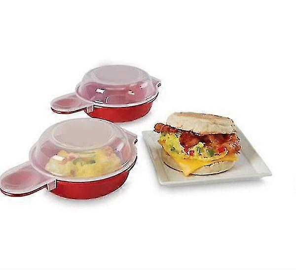 Easy Eggwich Microwave Egg Cooker Egg Hamburg Omelet Making Tool Pp Manual Burger Press Burger Making Tool