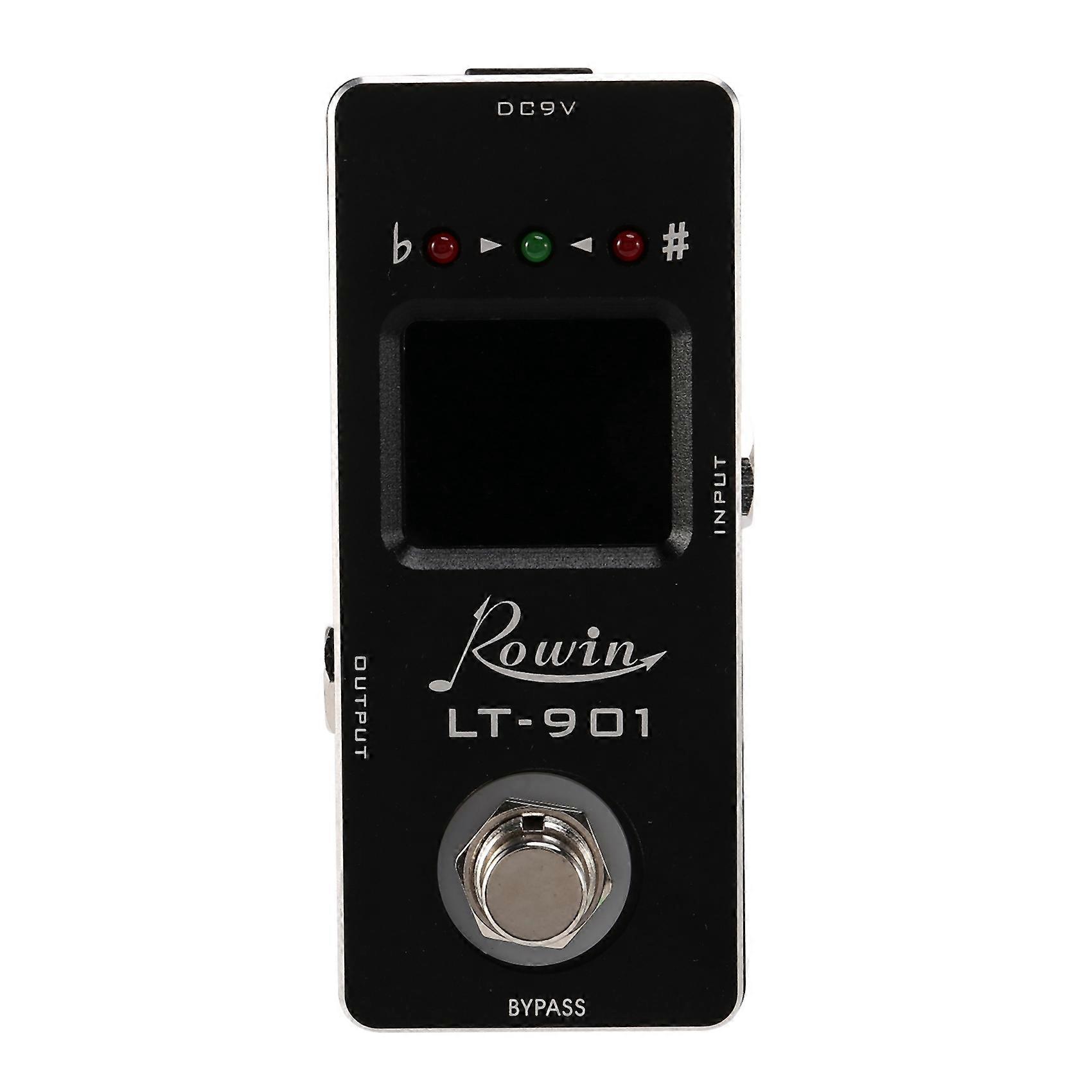 -901 Guitar Tuner Effect Pedal Mini Chromatic True Bypass Lcd Display Digital Pedal Guitar Parties A
