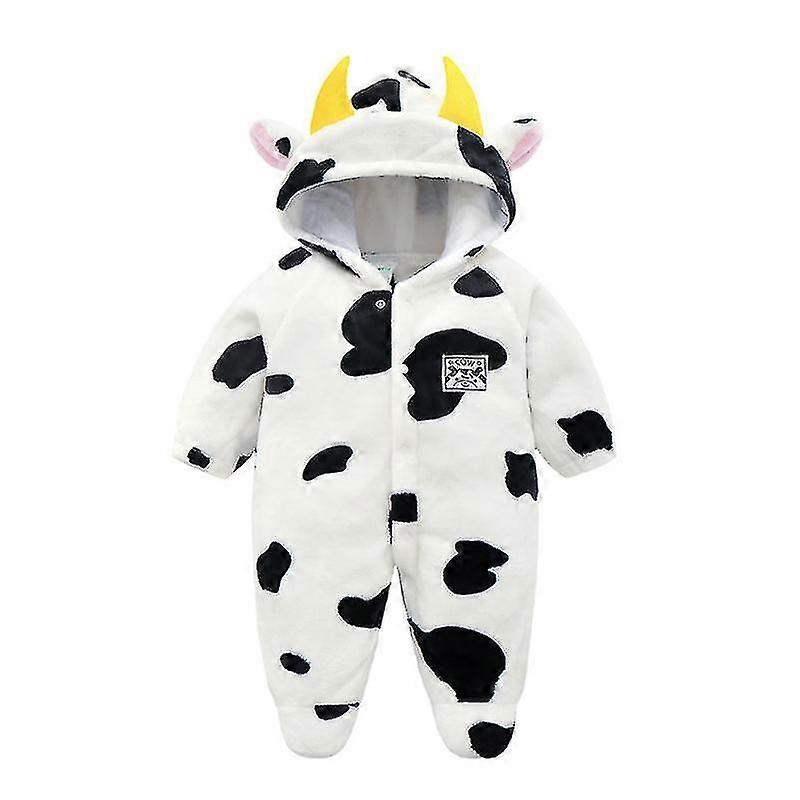 Bebek Bebek Kapüşonlu Polar Tulum Sıcak Kış Kar Elbisesi Pijama