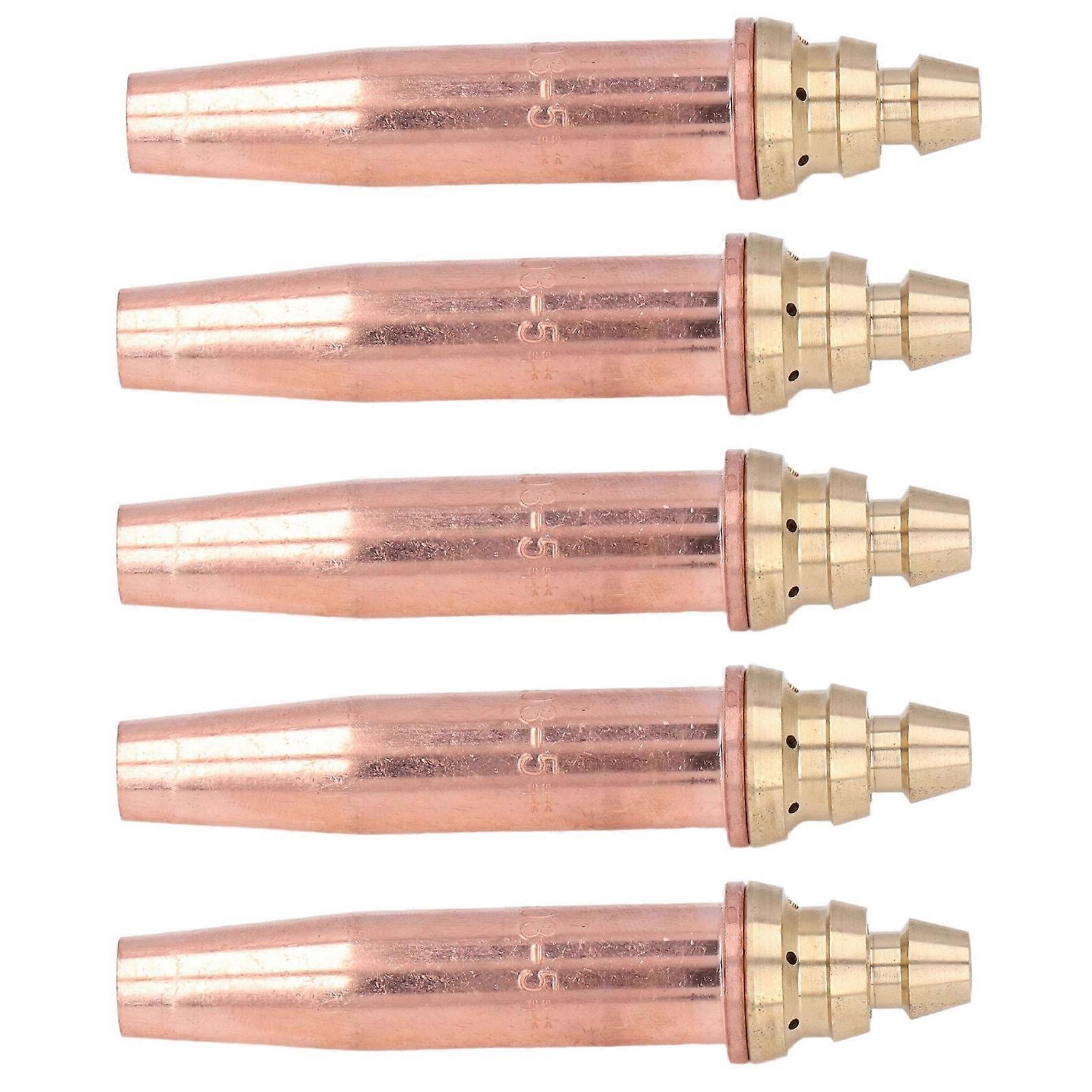 5PCS Cutting Tips Split Isobaric Propane Gas Welding Nozzles Machine Torch ConsumablesG03-5#