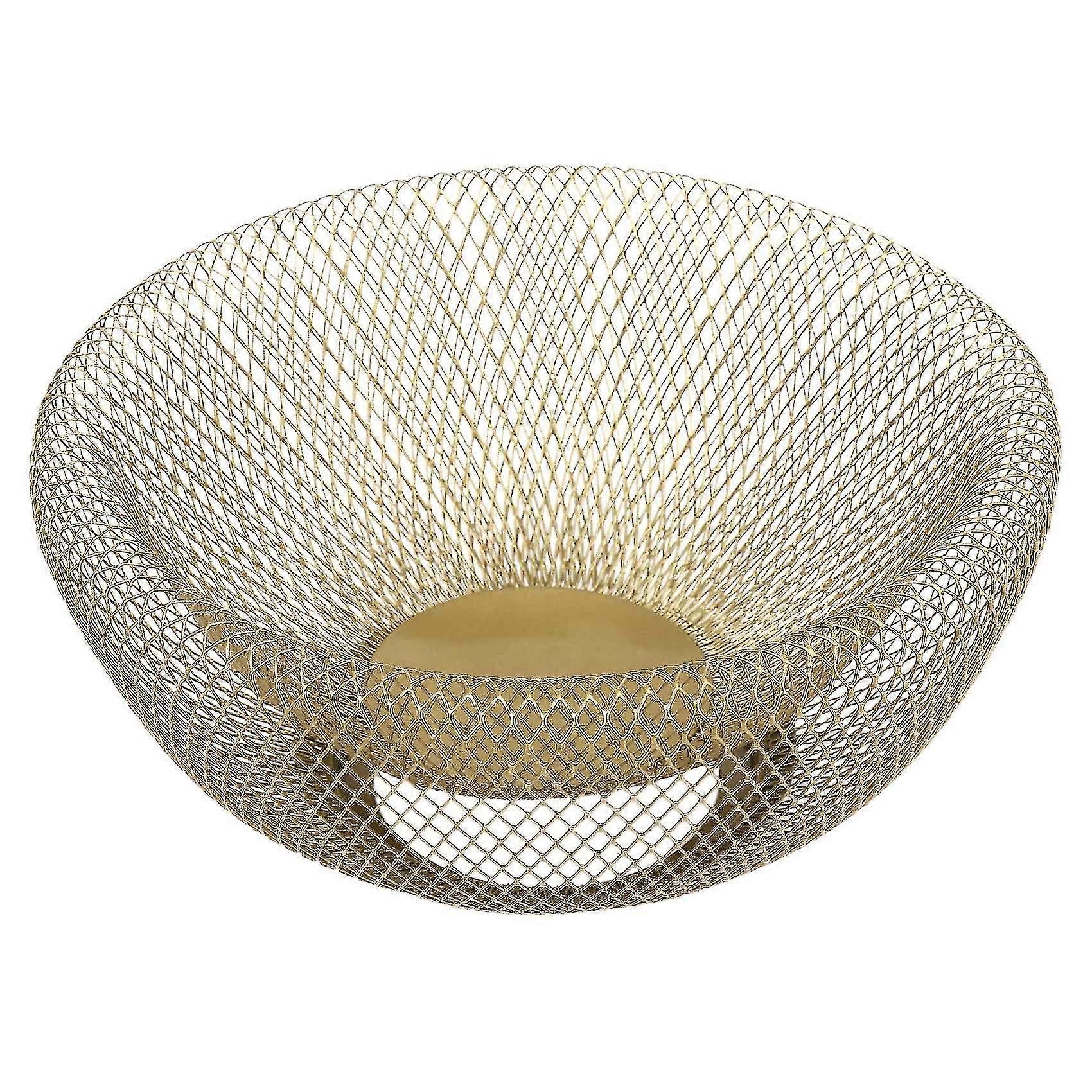 Wrought Iron Fruit Basket Double Layer Nordic Style Dried Fruit Plate Innovative Food Tray Desktop