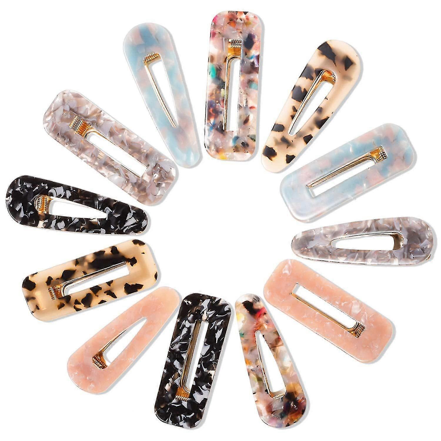 12 Pcs Hair Clips 6.8*2.5 Cm