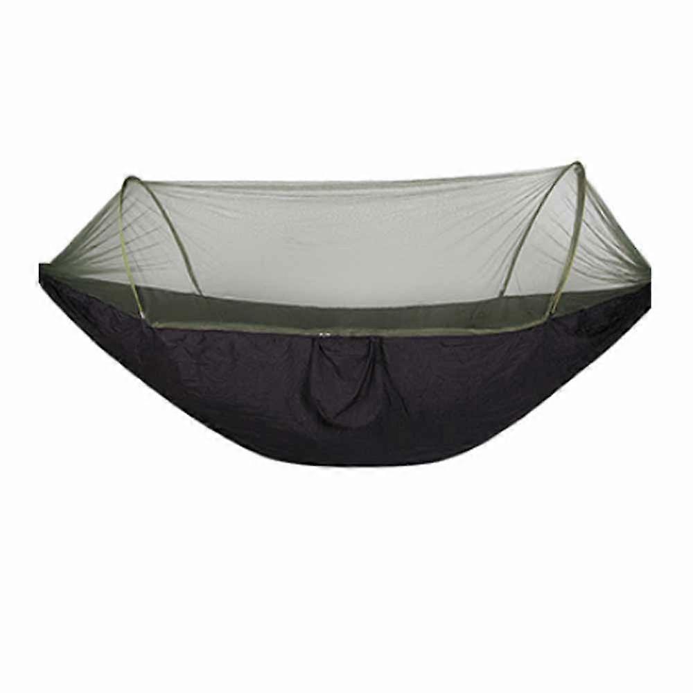 オートマチックスピードオープン、アウトドアシングルおよびダブルナイロンクロスキャンプハンモック キャンプ用