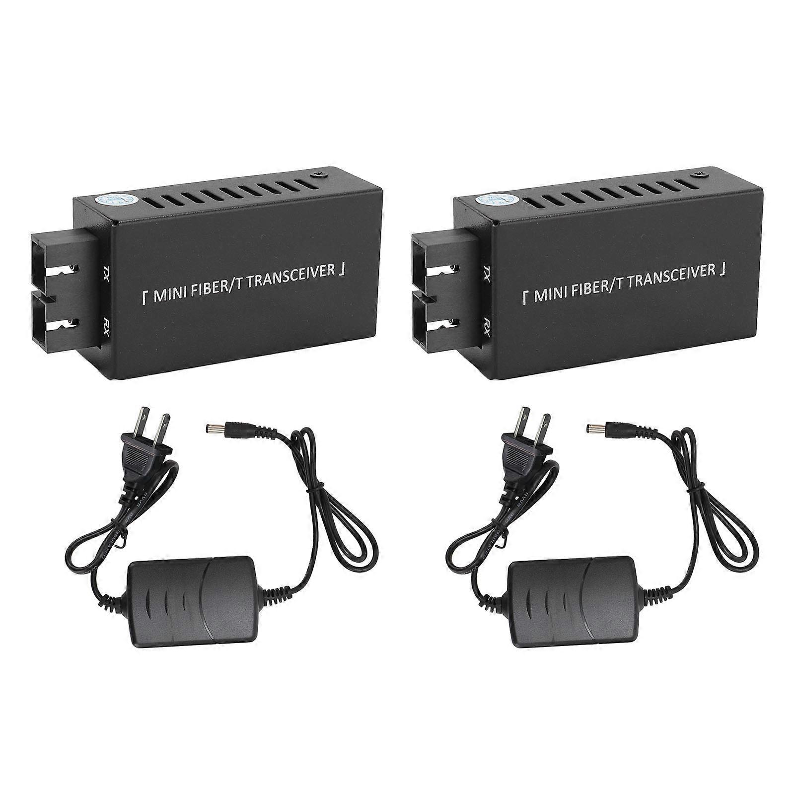 1 para gigabitowy konwerter mediów Mini SFP Pojedynczy włókno Pojedynczy tryb SFP i RJ45 SC Port 3km Odbiornik światłowodowy Wtyczka amerykańska