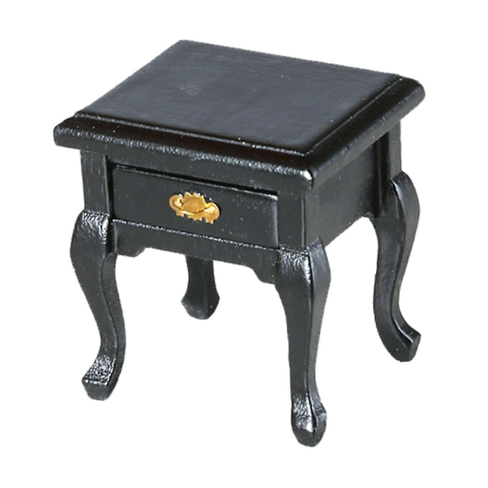 ドールハウスベッドサイドテーブルドールハウスナイトスタンドジオラマ写真小道具用