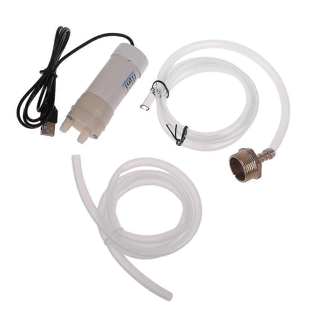 5V2A USB Mini Water Pump with Tubing 4L/min Self-priming Pump