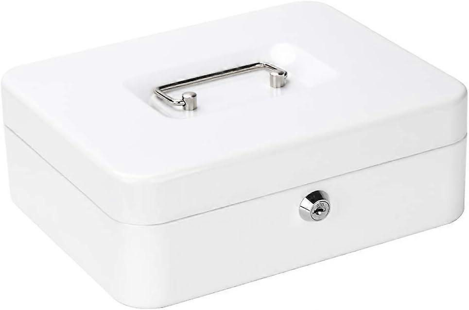 Hand Safe Key Lock Metal 25x20x9cm Size Safe Portable Safe Fireproof Safe Key Combination Box-XL