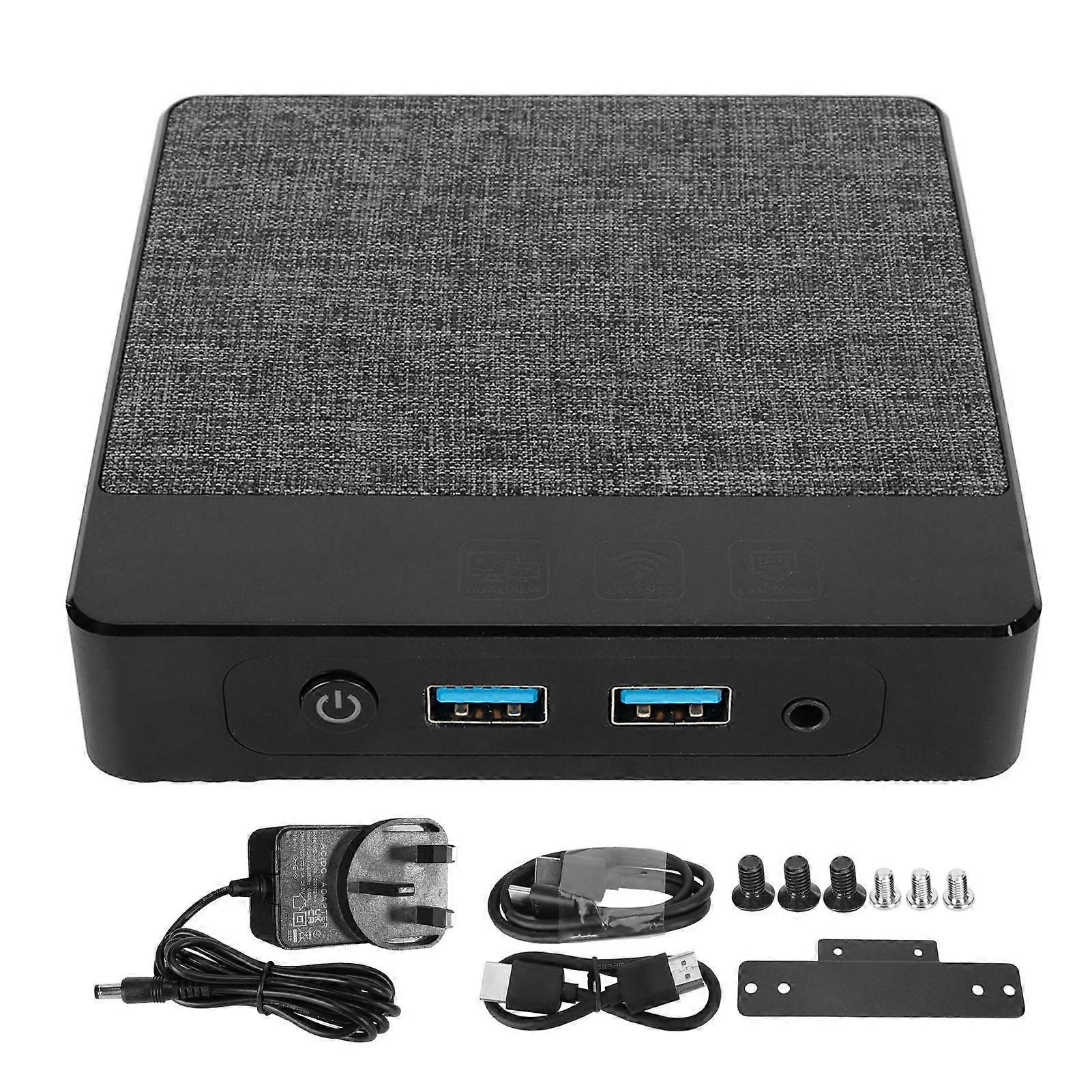 Mini PC for Intel N4020 Up To 2.8Ghz 4K 60Hz 2.4G 5G WIFI Bluetooth 5.0 Gigabit Ethernet Micro PC for Windows 11 Pro 100240V