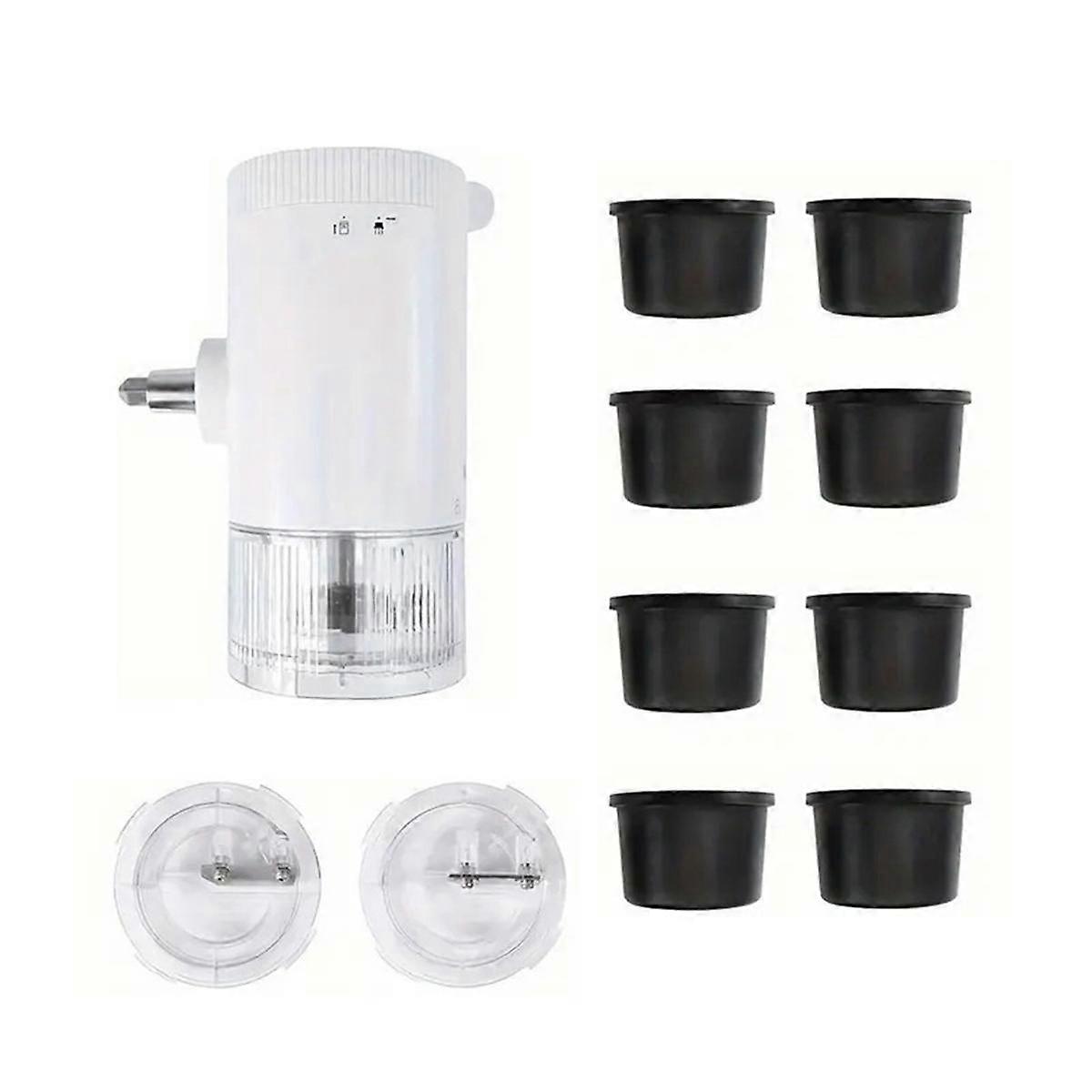 Shaved Ice Attachment for Stand Mixer, Snow Cone Machine with 8 Ice-Cube Mold with Lid, Fine and Coarse Blade