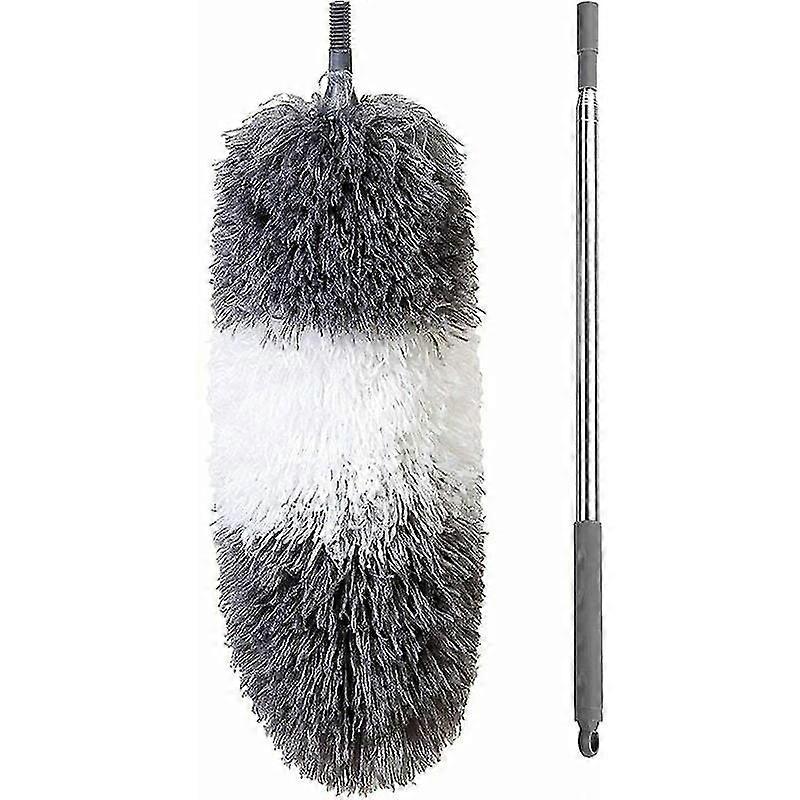 Telescopic Duster, Dust Cobweb Duster, Wolf Head 250cm Foldable Head Washable