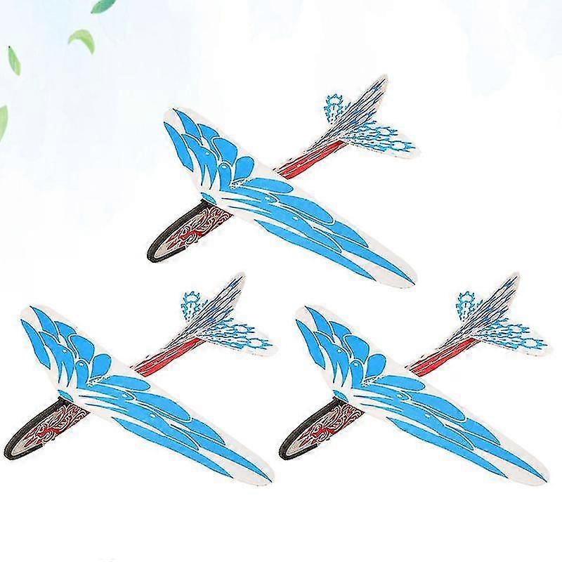 3 stk DIY flymodellsett, skrivebordsdekorasjonsleker for barn