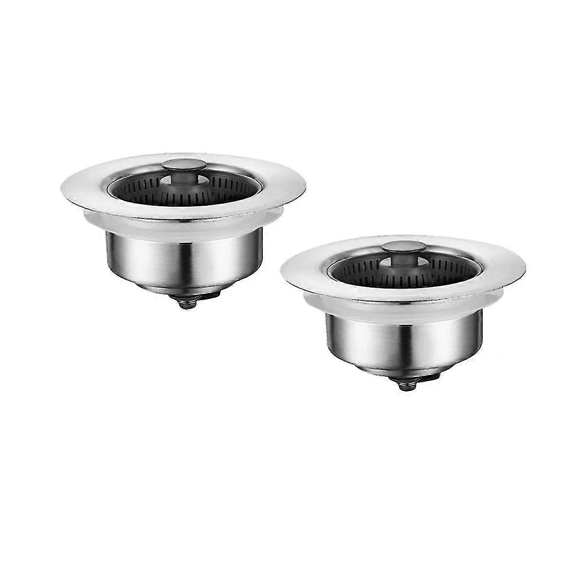 ステンレス製シンクエイド、キッチンシンク排水ストレーナー、キッチンシンク臭気フィルター、ポップアップキッチンシンク