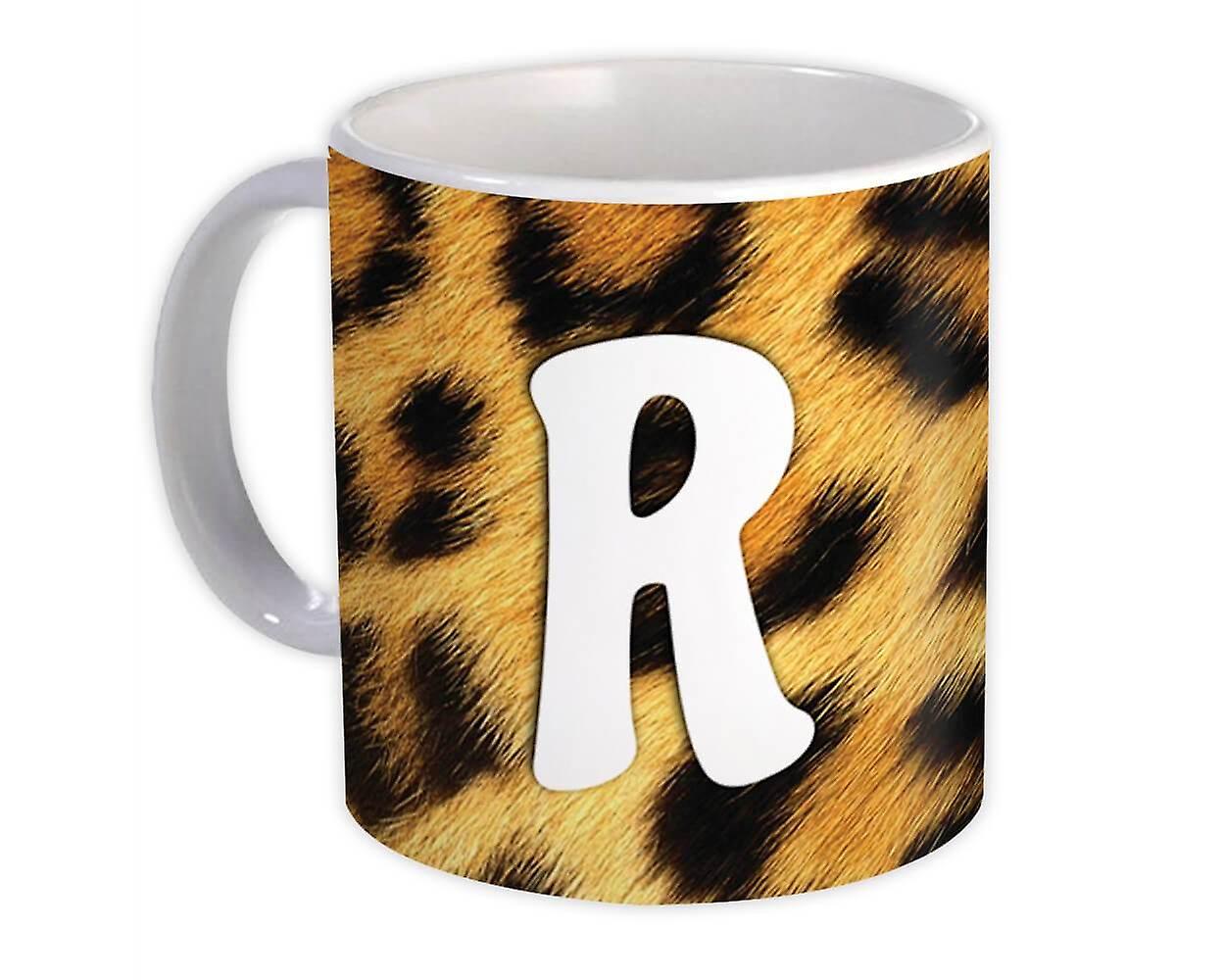 Gift Mug: Monogram Letter R Animals