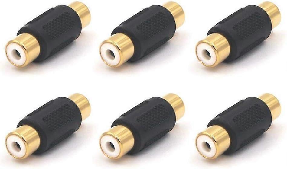 Gold Plated RCA Female Coupler - Compatible with Phono, Speaker, RCA Cable, Amplifier