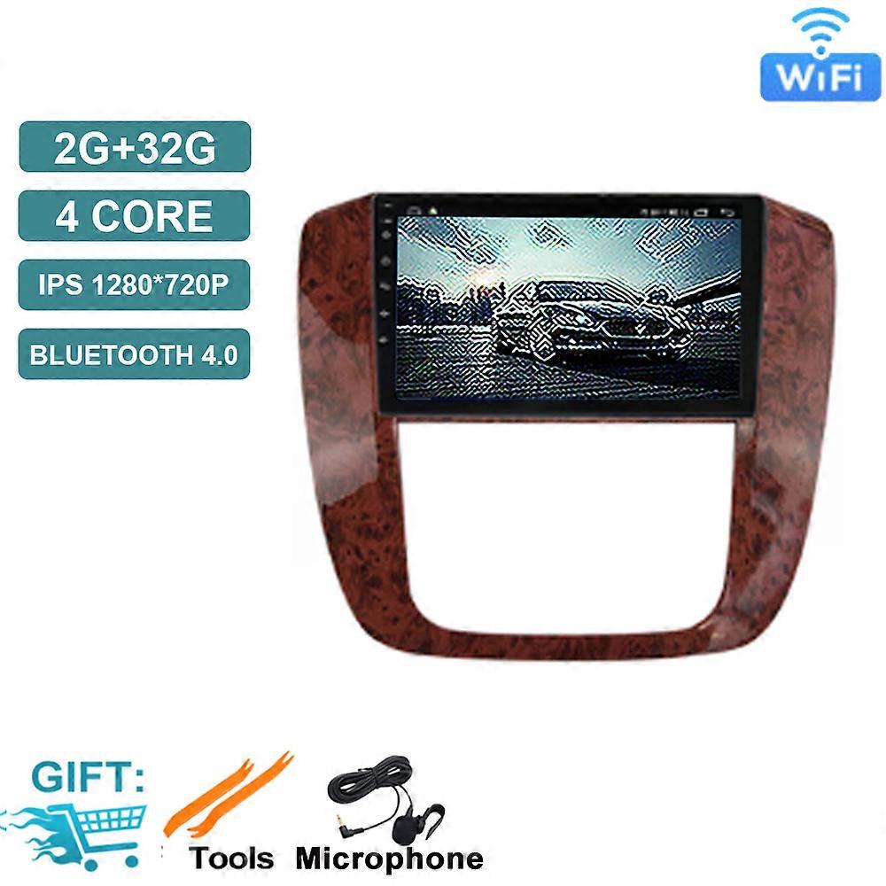 Android 13 Radio For GMC Yukon Chevrolet Tahoe Suburban 2008-2012 Car Multimedia Player Audio FM BT GPS Navigation NO 2 DIN