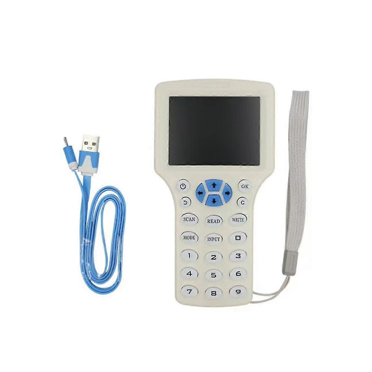 Rfid Reader Writer Duplicator Nfc Smart Card Programmer 125khz 13.56mhz Encrypted Decoder Writable