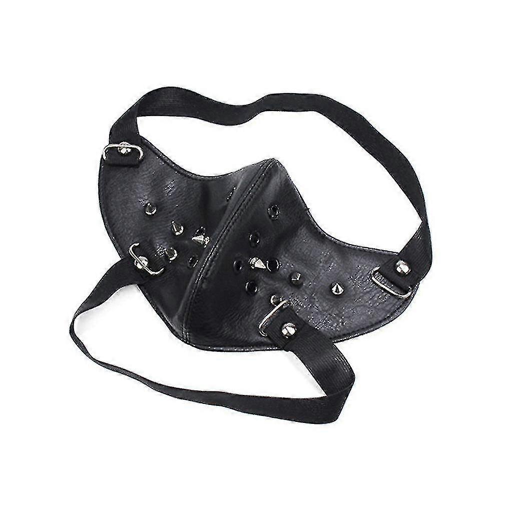 Devil Punk Mask Halloween Cosplay Half Face Show Prop