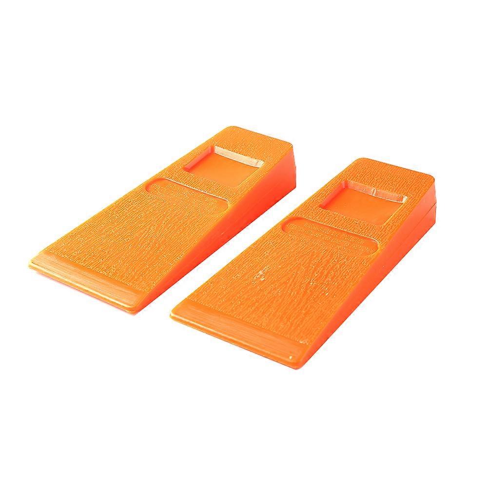 1/2pcs 5 inch Felling Wedge Plastic Felled Chock Tree Cutting Wedge for Logging Falling Cutting Cleaving Woodcutting Tools