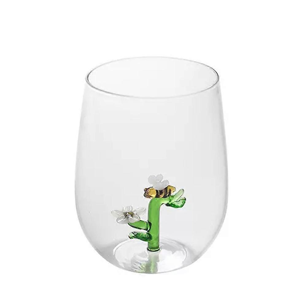 Julestilkløst vinglass, juletre glitter vinglass, 3D vinglass