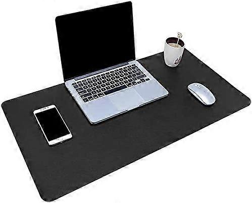 Desk Pad, Large Double-Sided Leather Office Desk Mat, Non-Slip Waterproof Keyboard Mouse