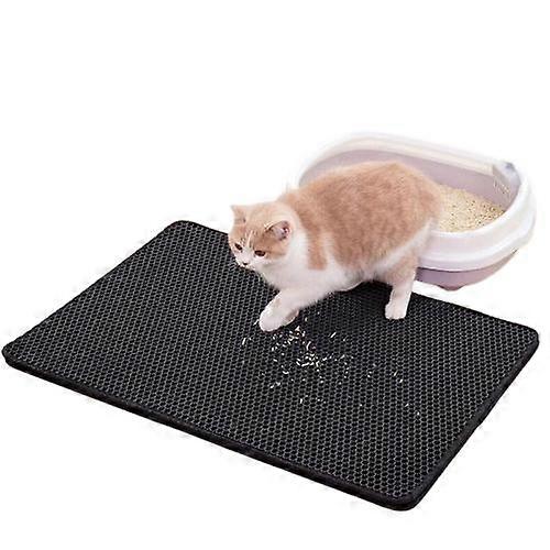 Waterproof Pet Cat Litter Mat EVA Double Layer