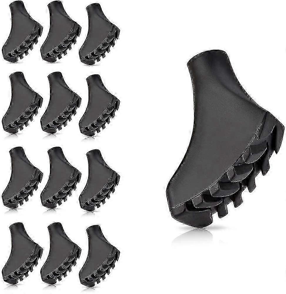 Nordic Walking Pads, Nordic Walking Asphalt 12 Pieces / 6 Pairs, Hiking Sticks