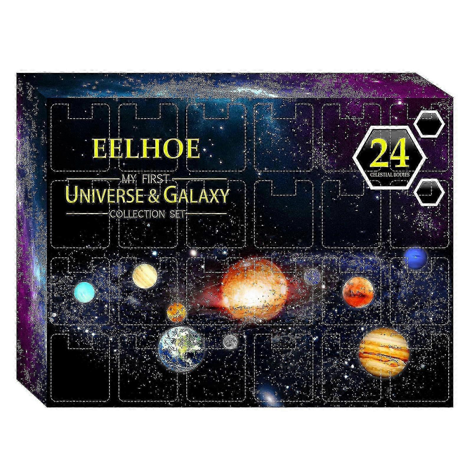 Jul nedräkning Presentlåda Set Planet Hängande Advent Kalender Dekoration Överraskande leksaker för semesterfirande Blind Box