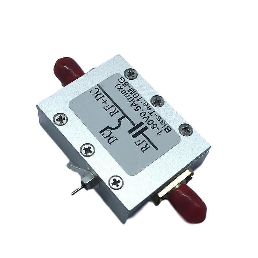 RF Biaser Bias Tee 10MHz to 6GHz RF for DC Coaxial Blocker for Power Radio Ampli