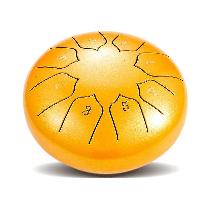 Lotus Steel Tongue Drum, 8 Tone Handpan Drum Tank Percussion Instrument