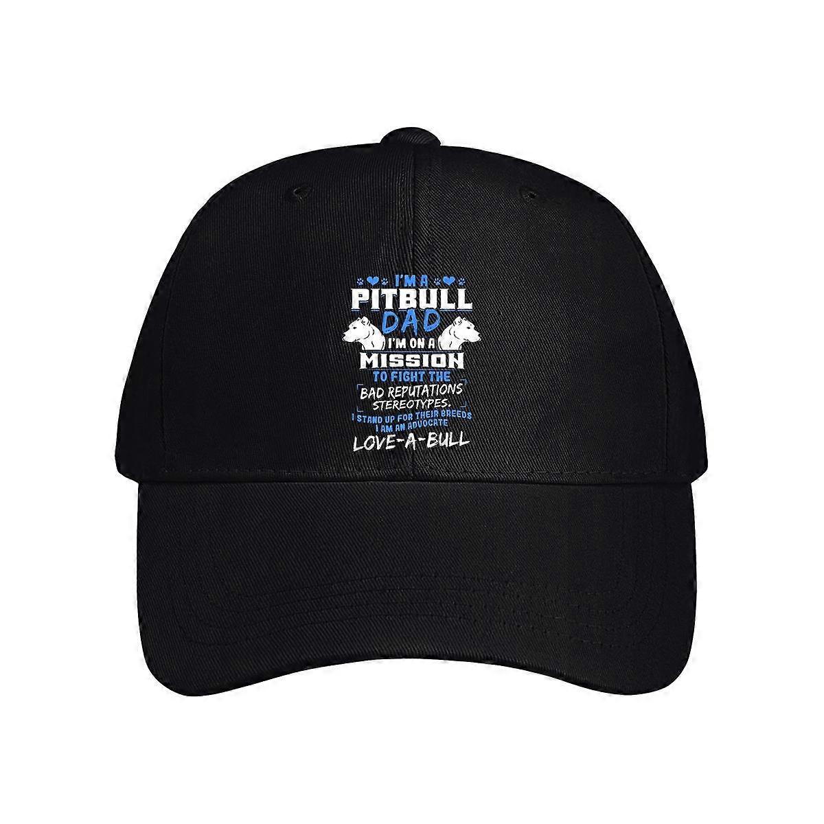 I'm A Pitbull Dad Baseball Cap