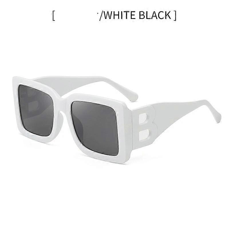 Imwete Oversized Square aurinkolasit Aikuisten retro musta kaltevuus aurinkolasit aikuisilleBig kehys aurinkolasi UV400 silmälasit sävyjä