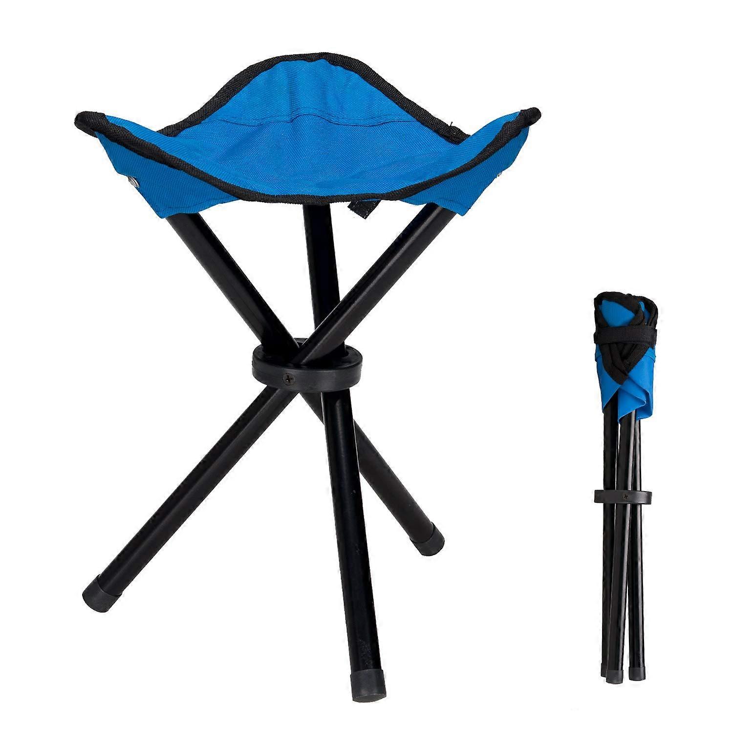 Outdoor Tripod Stool Portable Foldable Small 3-Legged Canvas Chair