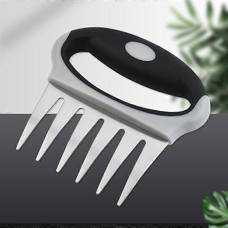 2 pieces of meat claws, stainless steel pulled pork chopper claws, used for grilling and shredding processing, comfortable handle metal barbecue smoke