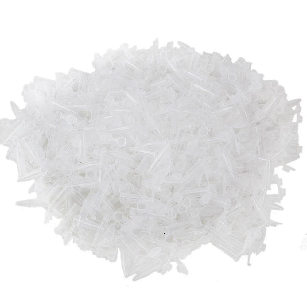 For 1000x Plastic Test Vials Sample Micro Centrifuge Tube Graduated w/ Caps 0.5ml WS5115 SYM