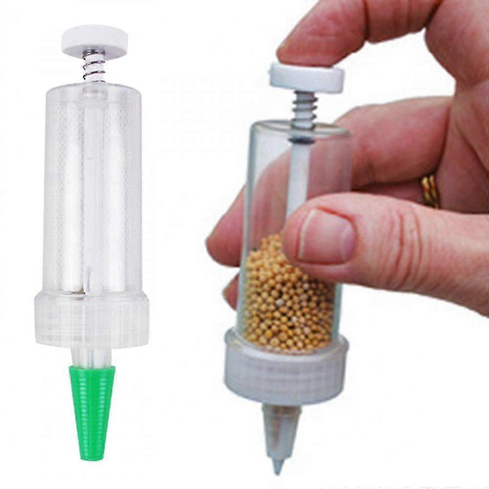 Plastic Mini Sowing Seed Dispenser Manual Planter Seeder Tool Sprea QFK