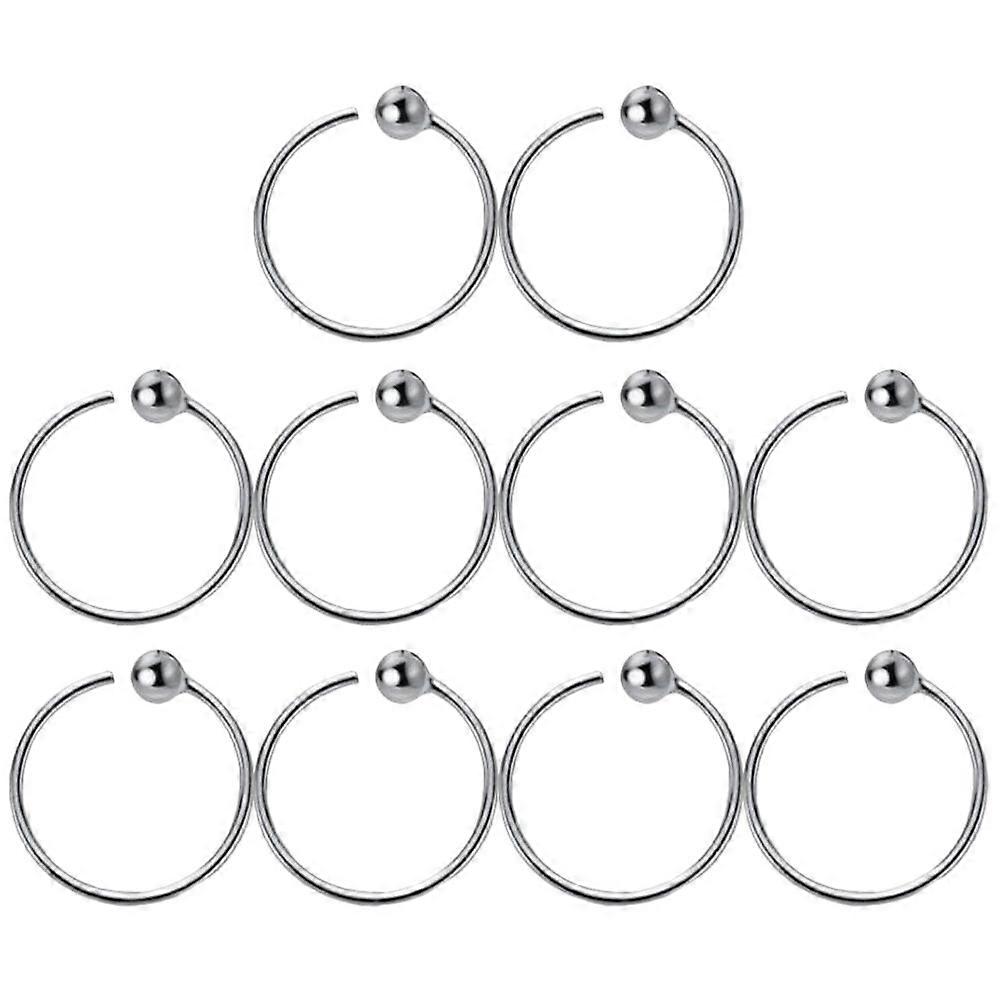 10db szeptum fülbevaló női karika porc fülbevaló septum gyűrű piercing fülbevaló