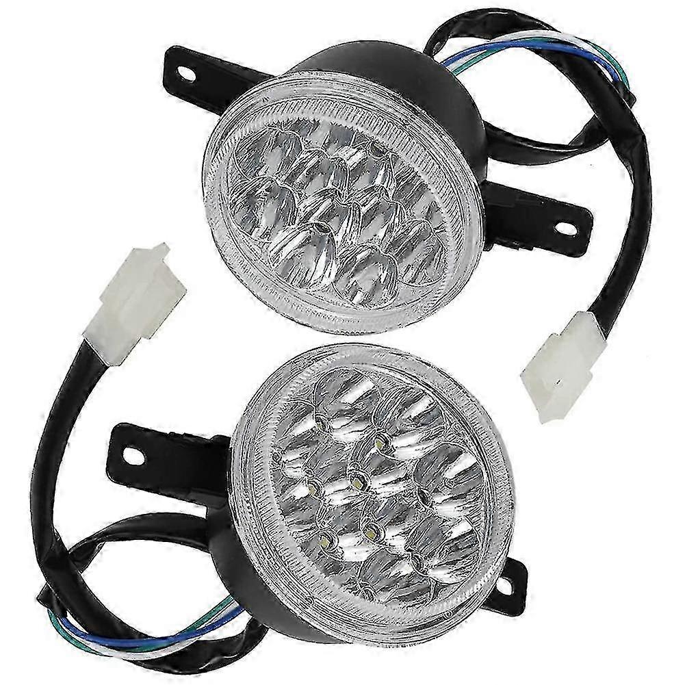 12v Led Front Left & Right Head Light Lamp For 150cc 200cc 250cc