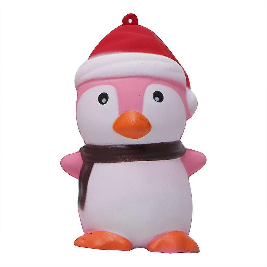 Decompression PU Squeeze Toy Christmas Penguin Model Slow Rising Stress Reliever